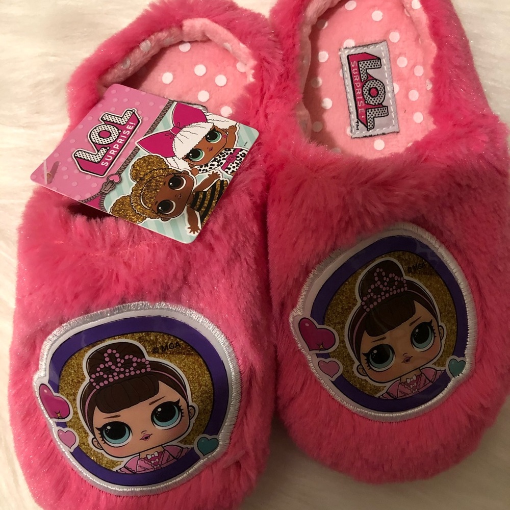 LOL Surprises Slippers size 11-12 for girls